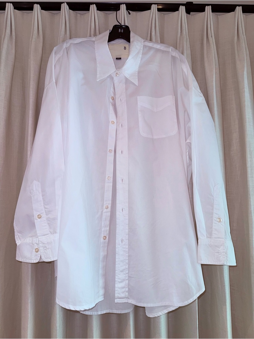 R13 Classic White Men’s Dress Shirt - Timeless Button-Up